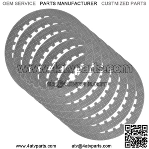 7x Clutch Steel Plate For Kawasaki 13089-0027 130890027 (Fits: Kawasaki)