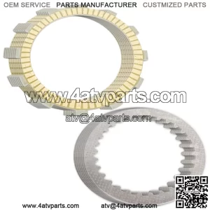 Clutch Friction And Steel Plates for Kawasaki KX250 1992 1993 2005 2006 2007 (Fits: Kawasaki)