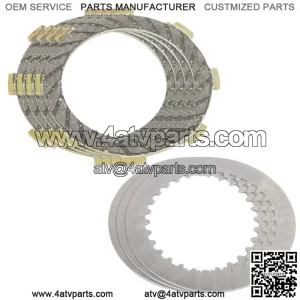 Clutch Friction And Steel Plates Kit for Kawasaki Kd80 Mini 80 1976 1980-1990 (Fits: Kawasaki)