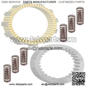Clutch Friction And Steel Plates Kit for Kawasaki ZX1100E GPZ1100 1995-1997 (Fits: Kawasaki)