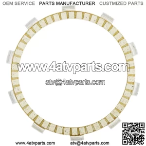 Clutch Friction Plate for Kawasaki Ninja 400 EX400 ABS 2018-2021 / 13088-0593 (Fits: Kawasaki)
