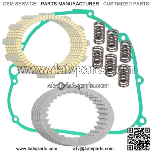 Clutch Friction Plates And Gasket Kit for Kawasaki Ninja ZX-7R ZX750M 1993 1994 (Fits: Kawasaki)