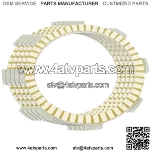 Clutch Friction Plates for Kawasaki Bayou 185 KLF185A 1986 1987 1988 (Fits: Kawasaki)
