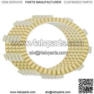 Clutch Friction Plates for Kawasaki Bayou 250 KLF250A 2003-2011 (Fits: Kawasaki)