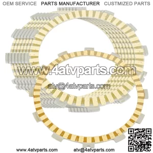 Clutch Friction Plates for Kawasaki KFX450R KSF450B 2008 09 10 11 12 2013 2014 (Fits: Kawasaki)