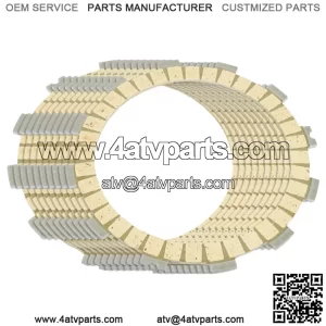 Clutch Friction Plates for Kawasaki ZR1000A ZR1000B Z1000 2003-2009 (Fits: Kawasaki)