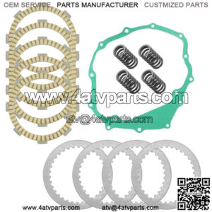 Clutch Friction Steel Plates Kit for Honda Recon 250 TRX250 1997-2001