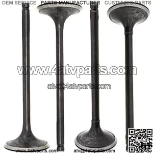 Cylinder Head Intake and Exhaust Valve Kit for 1996-2014 Honda Sportrax TRX400EX TRX400X XR400R