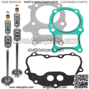 Cylinder Intake Exhaust Valve Gasket Kit for Honda TRX250EX Sportrax 250 01-08