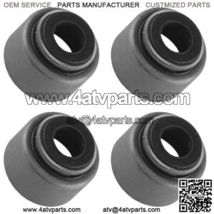 4x Valve Stem Seal For Yamaha Rhino 700 2008-2009 2011 2012
