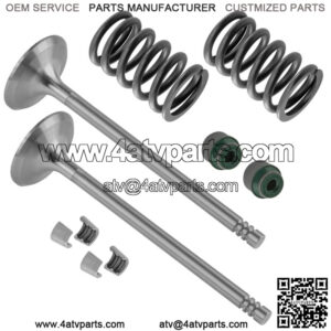 2x Exhaust Valve Kit for Can-Am CanAm Bombardier Outlander Max 400 2004-2014 (For: Can-Am)