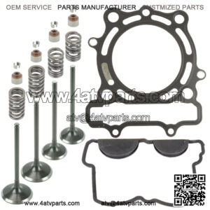 Cylinder Intake Exhaust Gasket Valve Kit for Kawasaki KX250F 2009-2016