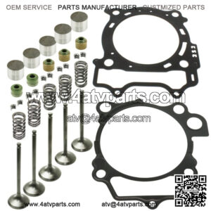 Cylinder Intake Exhaust Valve Gasket Kit for Yamaha YFZ450R YFZ450X 2009-2013