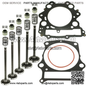 Cylinder Intake Exhaust Valve Kit for Yamaha Grizzly 660 YFM660F 4X4 2002-2008