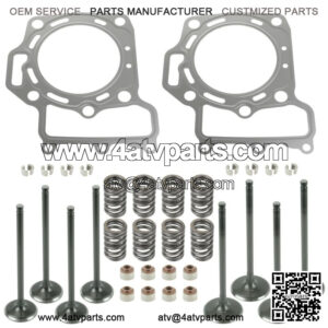 Cylinder Intake Exhaust Valve Gasket Kit for Kawasaki KFX700 KSV700 2004-2009