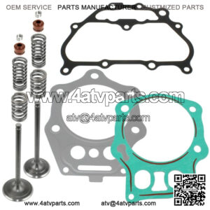 Cylinder Intake Exhaust Valve Kit for Honda TRX500FM Foreman 500 S 2005-2011
