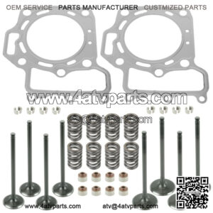 Cylinder Intake Exhaust Valve Kit for Kawasaki Brute Force 650 KVF650E 2005-09