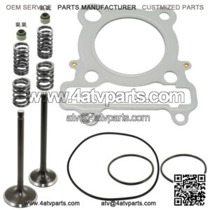 Cylinder Head Exhaust Intake Valve Kit for Yamaha Raptor 250 YFM250R 2008-2013