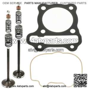 Cylinder Intake Exhaust Valve Gasket Kit for Polaris Phoenix 200 Quad 2005-2017