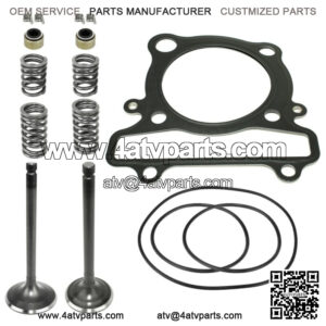 Cylinder Intake Exhaust Valve Gasket Kit for Yamaha Big Bear 400 YFM400F 00-12