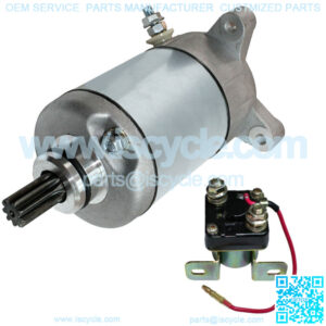 Starter & Relay Solenoid for Polaris Scrambler 500 1997 1998 1999 2000 2001 2002