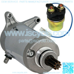 Starter & Relay Solenoid for Yamaha XV250 Virago 250 1995 1996 1997 1998-2007