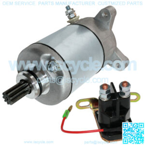 Starter & Relay Solenoid for Polaris Sportsman 400 2001 2002 2003 2004