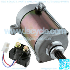 Starter & Relay Solenoid for Yamaha Grizzly 600 YFM600 1998 1999 2000 2001 Atv