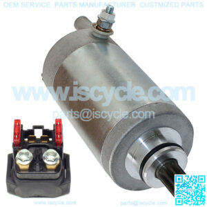 Starter & Relay Solenoid for Yamaha Bear Tracker 250 YFM250 1999 Atv New