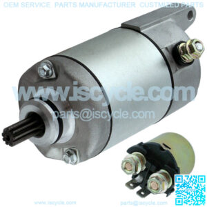 Starter And Relay Solenoid for Kawasaki Bayou 400 KLF400B 4X4 1993-1999