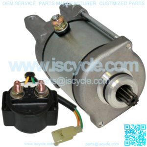 Starter & Relay Solenoid for Arctic Cat 250 Utility 2X4 2006 2007 2008 2009