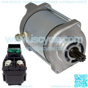 Starter & Relay Solenoid for Suzuki GSF1200S Gsf 1200 Bandit 1200 1997-2000