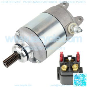 Starter And Relay Solenoid for KTM 250 Xcf-W Xcfw 2006-2013 / 250 Exc-F 2007-13