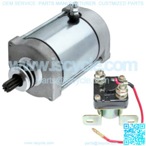 Starter & Relay Solenoid for Polaris Sportsman 600 2003 2004 2005 Atv New