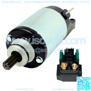 New Starter & Relay Solenoid for Suzuki GSX-600F GSX600F Katana 600 1998-2006