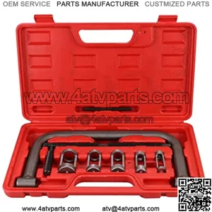 MR CARTOOL 10pcs Solid Valve Spring Compressor, Small Engine Auto Spring Compressor C Clamp Repair Tool Kit for Motorcycle, ATV, Car
