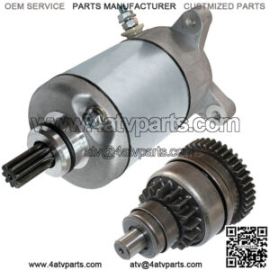 Starter & Drive for Polaris Ranger 2X4 4X4 6X6 1998 1999 2000 2001 2002-2014 New