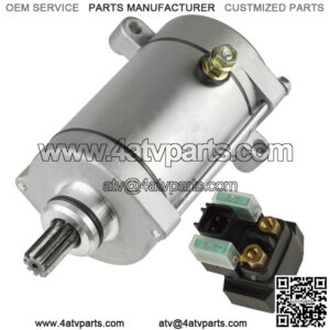 12V Starter and Relay Solenoid for Yamaha Raptor 700 700R YFM700R SE 2013-2023