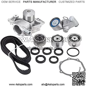 Engine Timing Belt Kit w/Camshaft Seals+Crankshaft Seal+GMB Idler+GMB Idlers+GMB Tensioner assembly+GMB Water Pump w/Gasket K9W0009