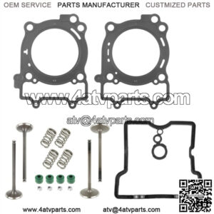 Cylinder Head Intake Exhaust and Engine Gasket Kit For Polaris RZR 570 2012 2013