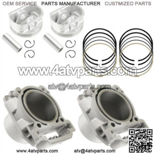 2 Cylinder Piston Ring fits Can-am Defender HD8/ Defender Max HD8 2016 2017-2021 (For: Can-Am)