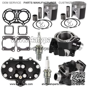 Cylinder Head Piston Gasket Top End Kit for Yamaha Banshee 350