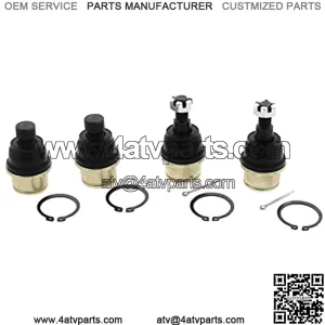 Cycle ATV Upper & Lower Ball Joints x4 fits - Maverick Commander Outlander Renegade