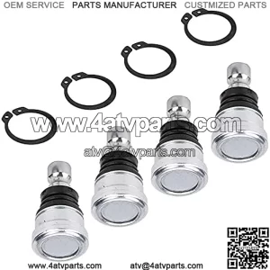 Ball Joints 7061220 for ATV UTV tTSAVS 4-Pack Upper and Lower Front Ball Joints Compatible with Polaris RZR 570 800 900 All Models Ranger Sportsman Scrambler Replace 7061187 7081505 7081580 7081666