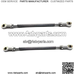 2Pcs 210mm Universal 11" x 5/16 Tie Rod End Steering Kit Go Kart Off Road ATV