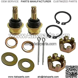 Pack of 2 Ball Joint kit Upper&Lower Replacement for YAMAHA UTV ATV YFM 350 400 450 660 Rhino YXR450 YXR660 YXR700 Kodiak Grizzly Big Bear Bruin Wolverine