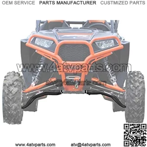 SuperATV High Clearance A-Arms for a 2014+ Polaris RZR XP 1000 / XP 4 1000 | Black | Adjustable Lower Arms | 1.5" Ground Clearance | Includes Heavy Duty Preinstalled Ball Joints!