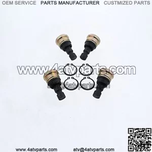 Cycle ATV Upper & Lower Ball Joints x4 fits Polaris Ranger Sportsman RZR Scrambler Hawkeye Brutus General Diesel