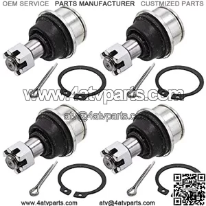 Ball Joint for Honda 51355-HP5-601 706200653 Yamaha 37S-23549-01-00 Grizzly 350 YFM350 Upper Lower 4 Pack