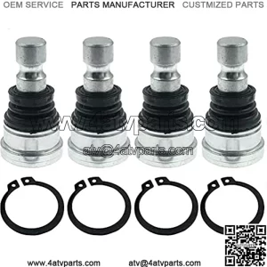 4Pcs Chromoly Racing ATV/UTV A-Arm Ball Joint for ALL Polaris RZR 570, RZR 800, RZR 800S, Sportsman 550/850, Scrambler 850, Scrambler 1000, Sportsman 1000